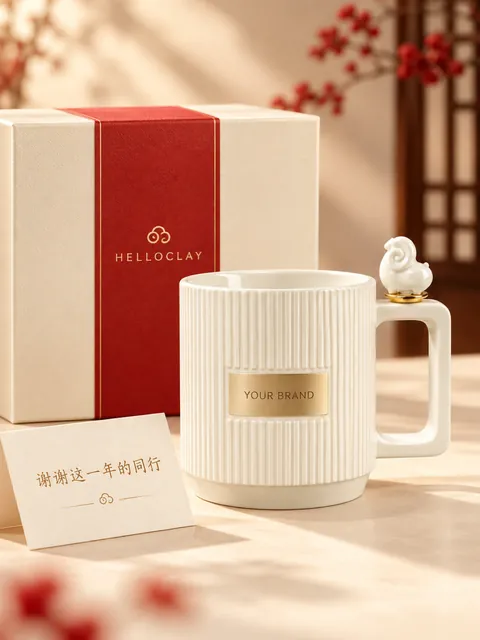 Corporate Gift Concept · Lamb Spinning Cup design visualisation