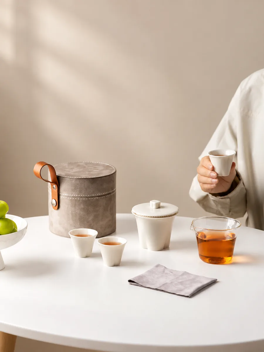 提带收纳茶具组